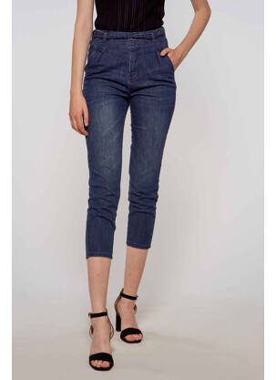 Blugi cu croială slim albastru MORGAN femeie