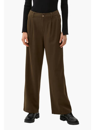 Pantalon larg verde S.OLIVER femeie