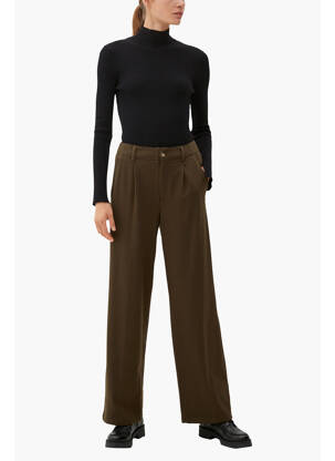 Pantalon larg verde S.OLIVER femeie
