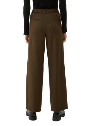 Pantalon larg verde S.OLIVER femeie