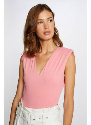 Body de lenjerie roz MORGAN femeie