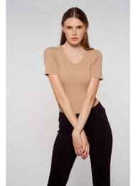 Tricou bej MORGAN femeie
