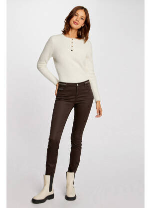 Pantalon slim verde MORGAN femeie