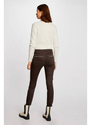 Pantalon slim verde MORGAN femeie
