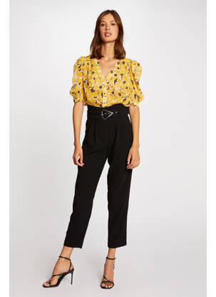 Pantalon drept negru MORGAN femeie