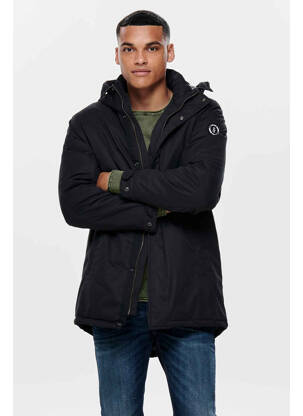 Jachete casual negru ONLY&SONS bărbat