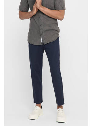 Pantalon chino taupe ONLY&SONS bărbat