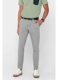 Pantalon chino gri ONLY&SONS homme