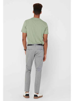 Pantalon chino gri ONLY&SONS homme