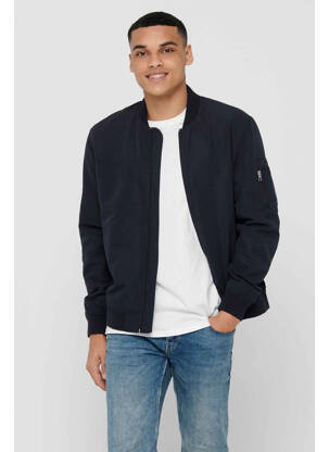 Jachete casual albastru ONLY&SONS bărbat
