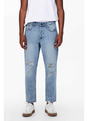 Pantalon slim albastru ONLY&SONS bărbat