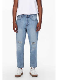 Pantalon slim albastru ONLY&SONS bărbat