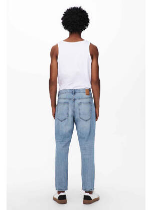 Pantalon slim albastru ONLY&SONS bărbat