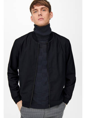 Jachete casual albastru ONLY&SONS bărbat