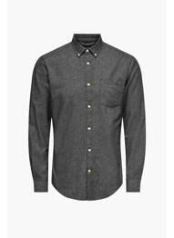 Cămașă cu mâneci lungi negru ONLY&SONS bărbat