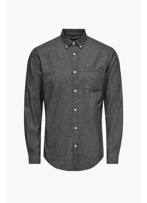 Cămașă cu mâneci lungi negru ONLY&SONS bărbat