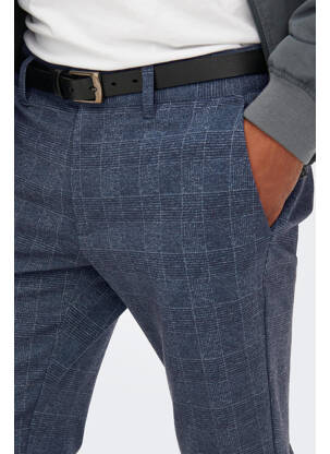 Pantalon chino albastru ONLY&SONS bărbat