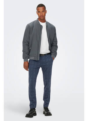 Pantalon chino albastru ONLY&SONS bărbat