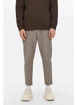 Pantalon chino taupe ONLY&SONS bărbat