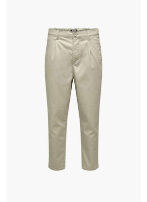 Pantalon chino taupe ONLY&SONS homme