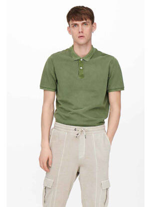 Polo verde ONLY&SONS bărbat