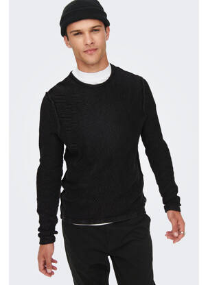 Pulover negru ONLY&SONS bărbat