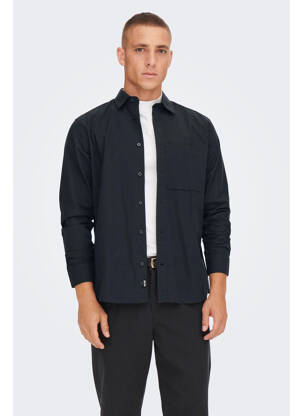 Cămașă cu mâneci lungi albastru ONLY&SONS bărbat