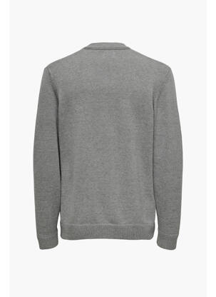 Vestă cu mâneci lungi gri ONLY&SONS bărbat