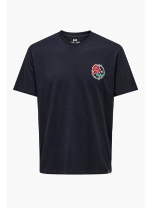 Tricou albastru ONLY&SONS bărbat