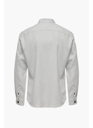 Cămașă cu mâneci lungi gri ONLY&SONS bărbat