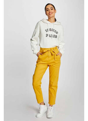 Pantalon 7/8 galben MORGAN femeie
