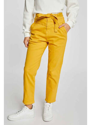Pantalon 7/8 galben MORGAN femeie
