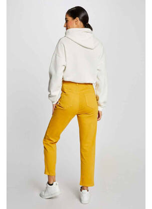 Pantalon 7/8 galben MORGAN femeie