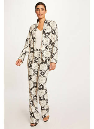 Pantalon drept alb MORGAN femeie