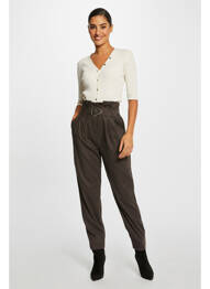 Pantalon slim maro MORGAN femeie