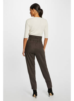 Pantalon slim maro MORGAN femeie