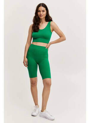 Top scurt verde THE JOGG CONCEPT femeie