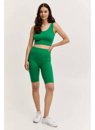 Top scurt verde THE JOGG CONCEPT femeie