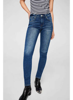 Blugi skinny albastru MANGO femeie