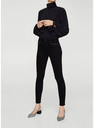 Blugi skinny negru MANGO femeie