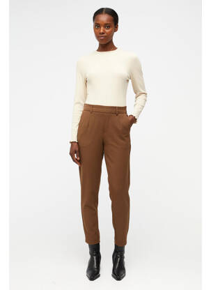 Pantalon slim maro OBJECT femeie