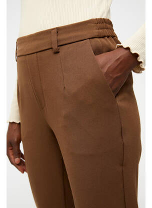 Pantalon slim maro OBJECT femeie