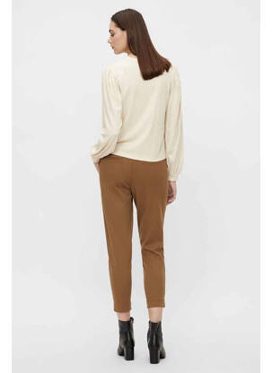 Pantalon chino maro OBJECT femeie