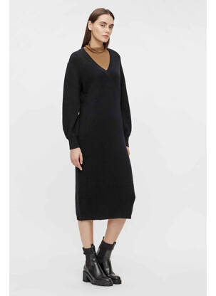 Rochie lungă negru OBJECT femeie