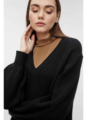 Rochie lungă negru OBJECT femeie