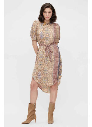 Rochie midi maro OBJECT femeie