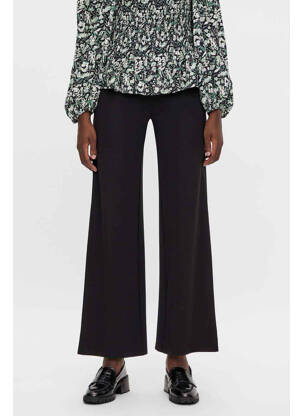 Pantalon larg negru OBJECT femeie