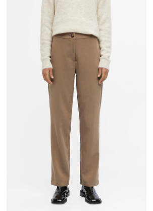 Pantalon chino maro OBJECT femeie