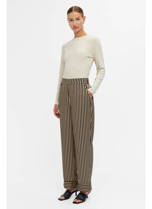 Pantalon evazat maro OBJECT femeie