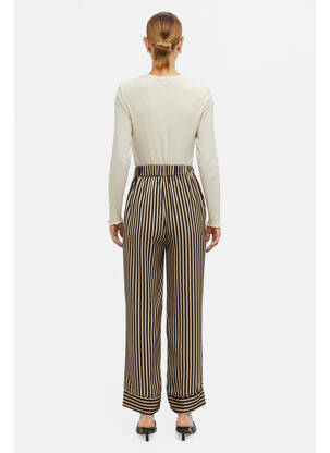 Pantalon evazat maro OBJECT femeie